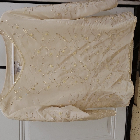 Doncaster women's vintage beaded top size 8 - Picture 1 of 9